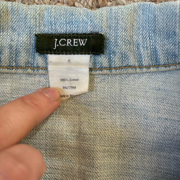 J Crew Demin Jacket Size S - Picture 2 of 4